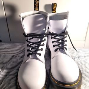White Dr. Martens women's size 7